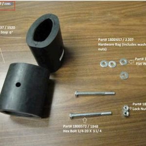 Rubber Bumper Kit 6"